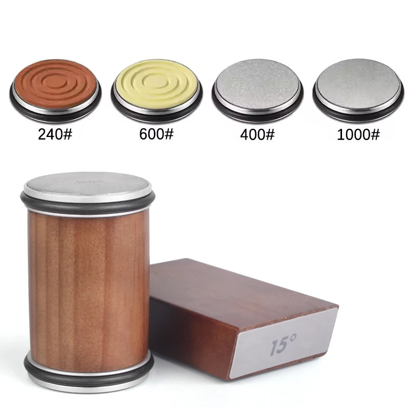 Knife Sharpener — Rolling Kit, Magnetic, Angle Guide, Precision, Professional, Stainless Steel