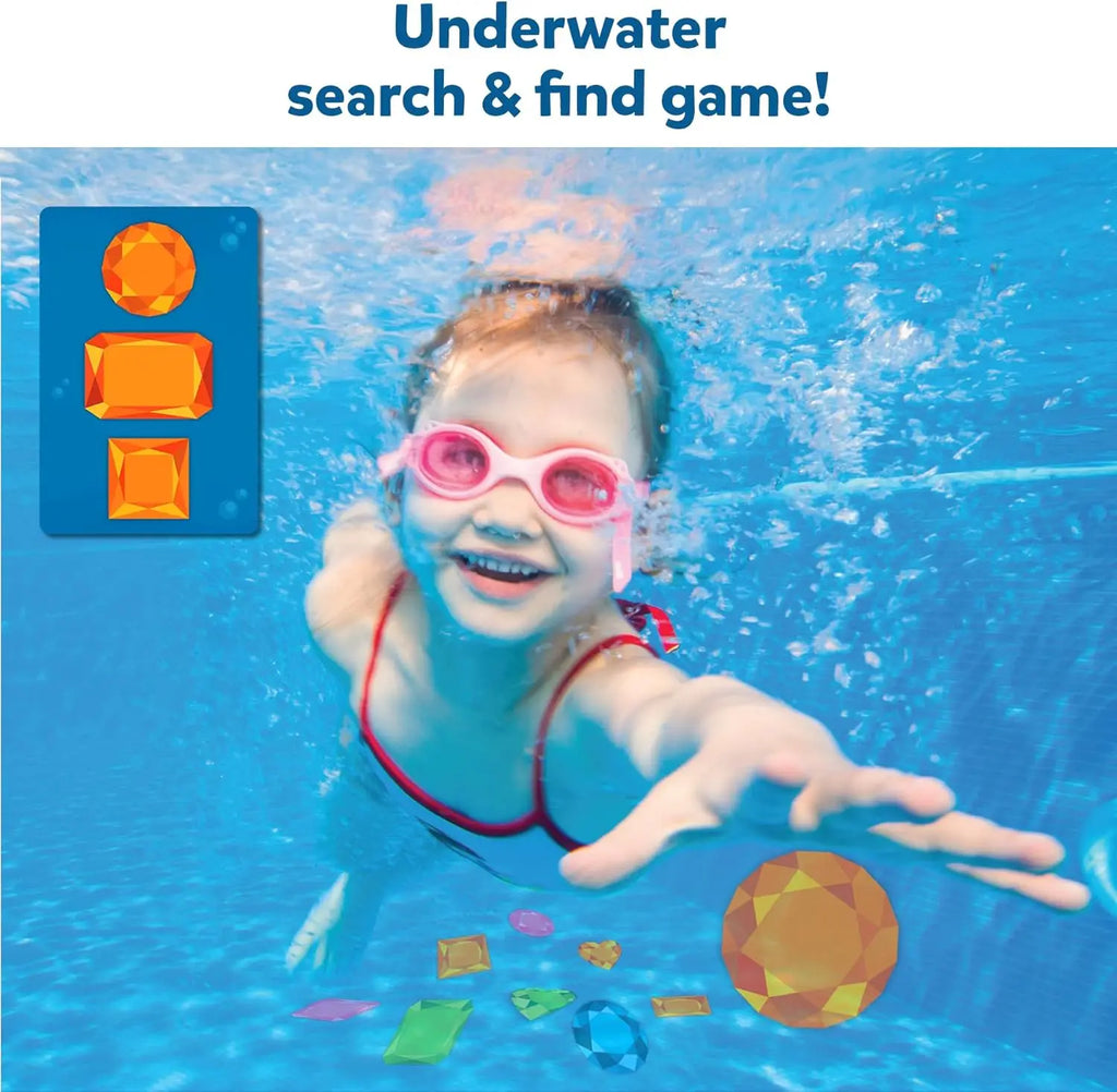Diving Pool Game — Underwater Toys, Rings, Sticks, Fish, Shark, Treasures