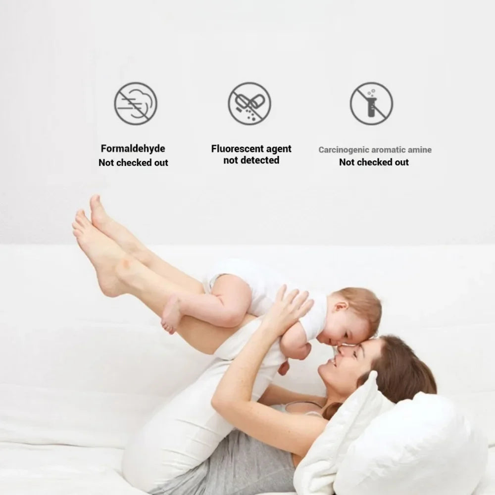 Quilted Bed Pillow — Plush, Comfortable, Hypoallergenic, Cooling, Standard, Queen