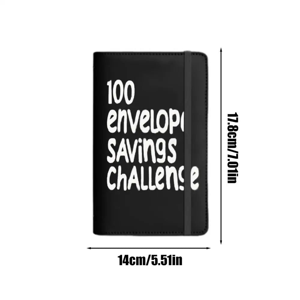 100 Envelopes Money Saving Challenge Binder — Fun, Interactive, Financial Planner, Budget Kit, Savings Goal, Cash Organizer