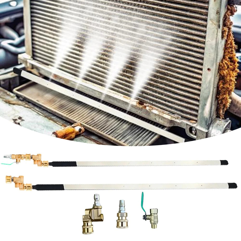 Radiator Flush Wand — Heavy-Duty, Easy-Grip, Flexible, Long Reach, Rust Remover, Coolant System Cleaner