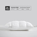 Quilted Bed Pillow — Plush, Comfortable, Hypoallergenic, Cooling, Standard, Queen