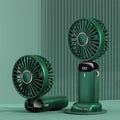 Portable Stroller Fan — USB Rechargeable, Flexible Tripod, Clip-On, Quiet, Safe for Babies