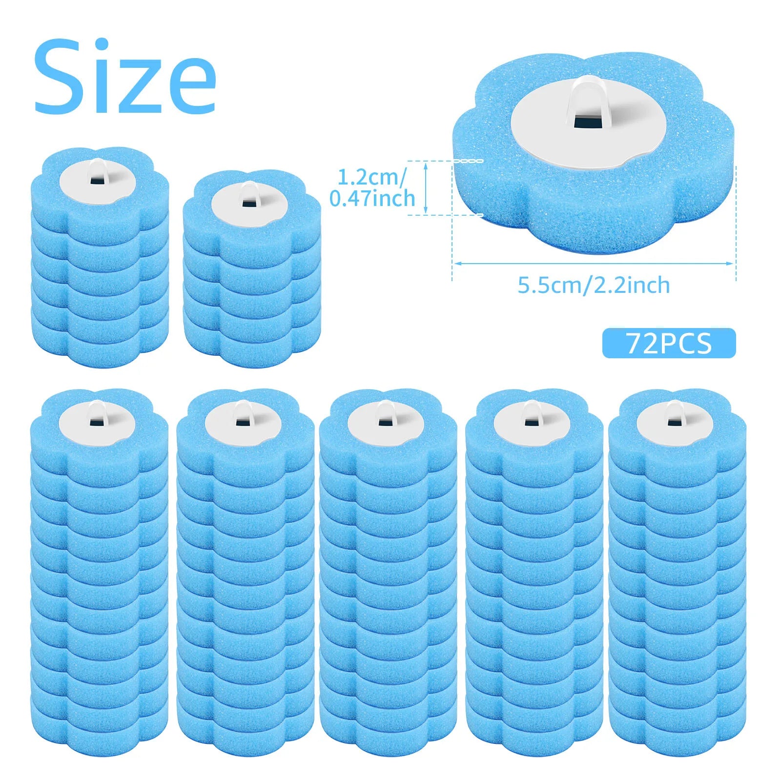 Disposable Toilet Brush — No-Touch Rotating, Starter Kit, Refills Included, Deep Cleaning, Hygienic