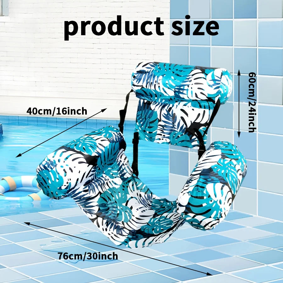 Inflatable Pool Floats — Large 2-Pack, Adult Sized, Heavy Duty, Beach Ready, Summer Fun