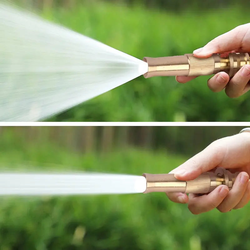 High-Pressure Hose Nozzle — Heavy-Duty, Handheld, Adjustable, Garden, Car Wash, Watering