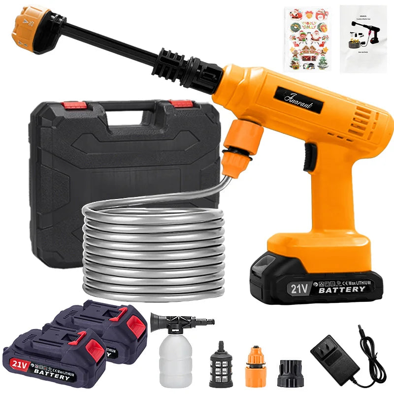 Cordless Pressure Washer — Portable, Handheld, Car Wash, Deck Cleaning, Patio, Sidewalk