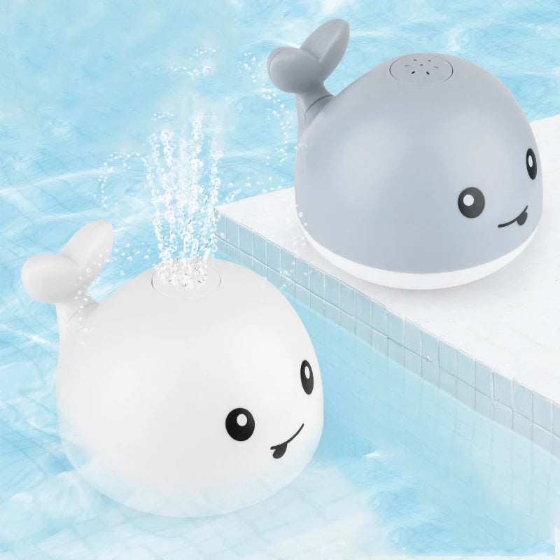 Whale Bath Toy — USB-C Dock, Waterproof, Floating, Interactive, Safe, Non-Toxic