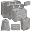 7-Piece Travel Packing Cube Set - Suitcase Organizer Bags with Shoe Pouch, Wash Bag & Laundry Bag, Fits Carry-On to Checked Luggage