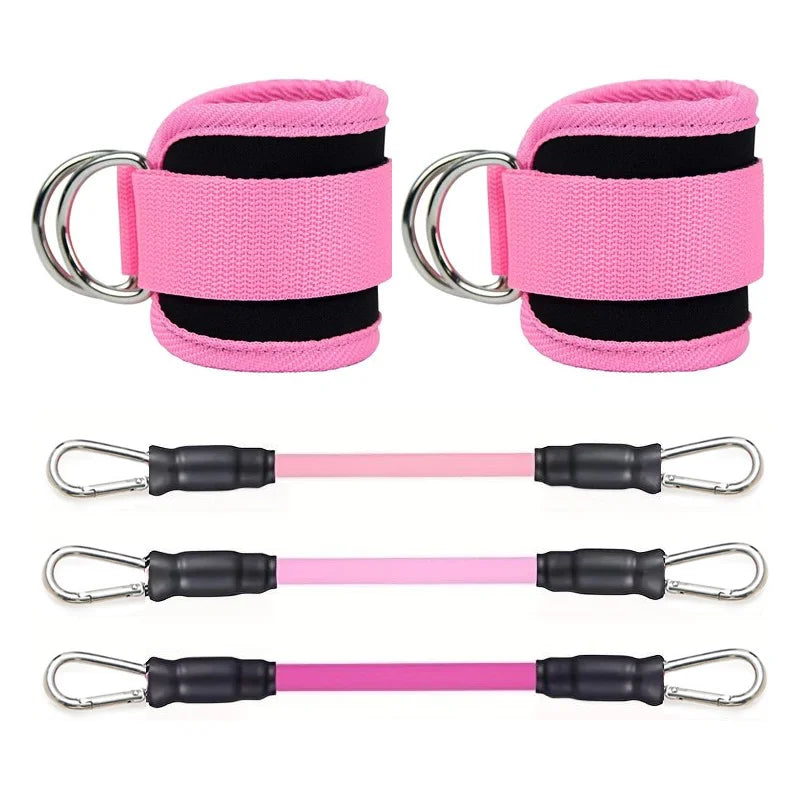 Ankle Resistance Bands — Premium Quality, Adjustable, Comfortable, Durable, Versatile, Portable