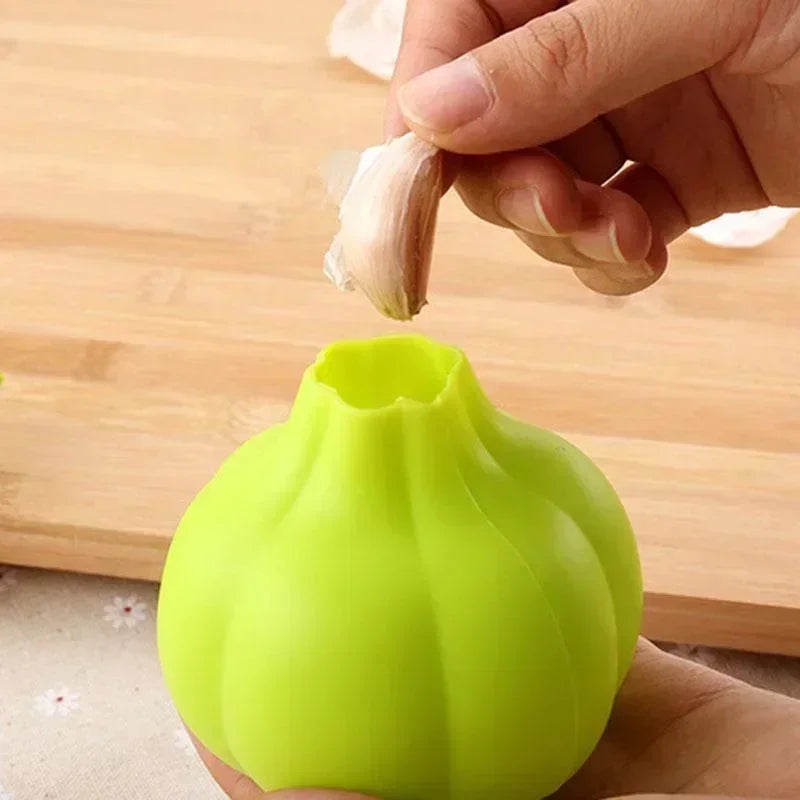 Silicone Garlic Peeler Roller - Easy Quick Garlic Skin Remover Tube, No-Smell Kitchen Gadget, Dishwasher Safe, Cooking Prep Tool
