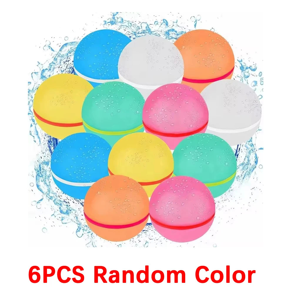 Magnetic Water Balloons — Reusable, Self-Sealing, Quick-Fill, Soft-Touch, Eco-Friendly