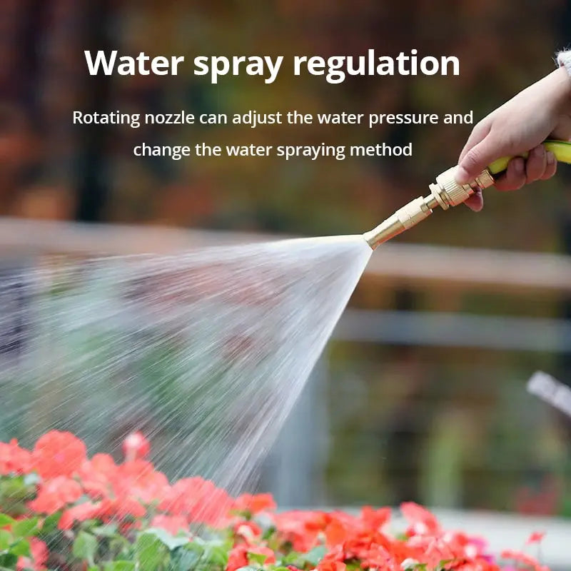 High-Pressure Hose Nozzle — Heavy-Duty, Handheld, Adjustable, Garden, Car Wash, Watering