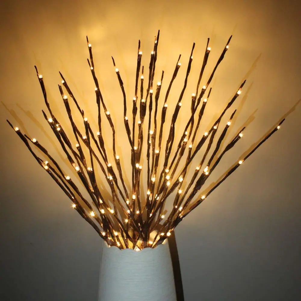 LED Branch Light — Vase Filler, Decorative, Battery Operated, Warm White, Flexible