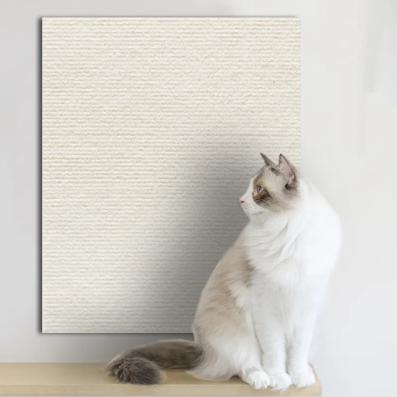 Cat Scratching Mat — Self-Adhesive, Durable, Flexible, Furniture Protector, Sisal
