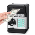 Piggy Bank for Boys Adults, Electronic ATM Coin Cash Bank with Password Code Lock and Auto Grab Bill Slot, Large Capacity Coin Bank Money Jar for Adults, Designed for All US Coins, Capacity 10000+