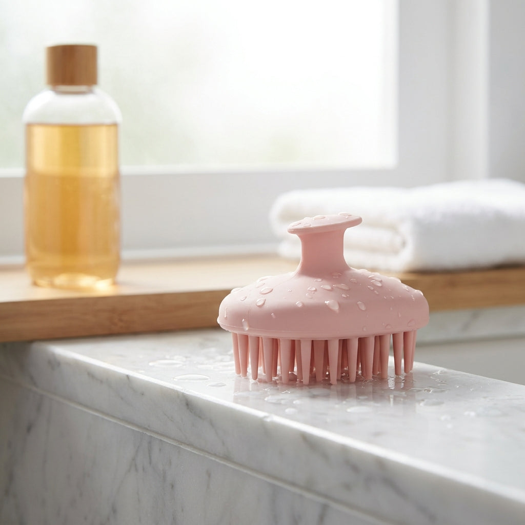Silicone Scalp Massager Shampoo Brush - Deep Clean, Exfoliate & Stimulate Hair Growth in the Shower (6 Colors)