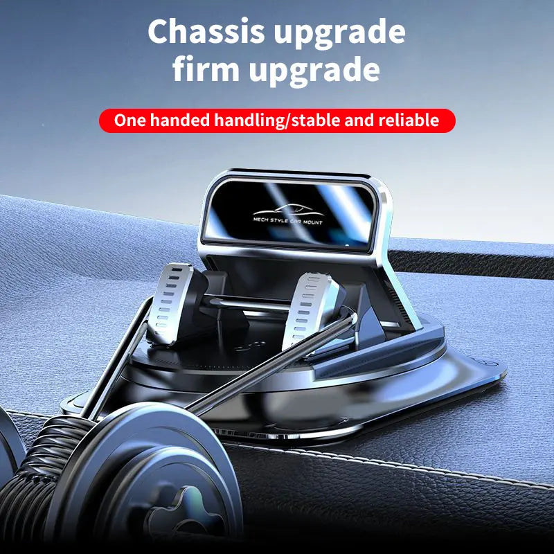 Car Phone Mount — 360 Suction, Dashboard, Windshield, Universal, Secure, Rotatable
