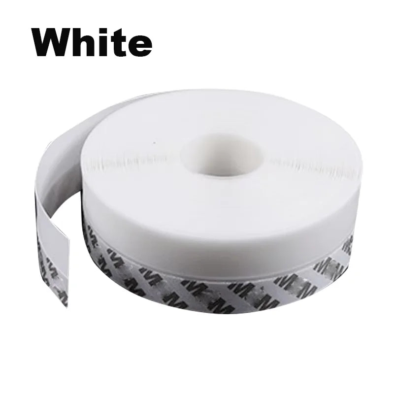 5Meters Door Bottom Seal Strip Window Self Adhesive Silicone Rubber Seal Weathering Strip Door Sealing Bar Window Sealing Tape