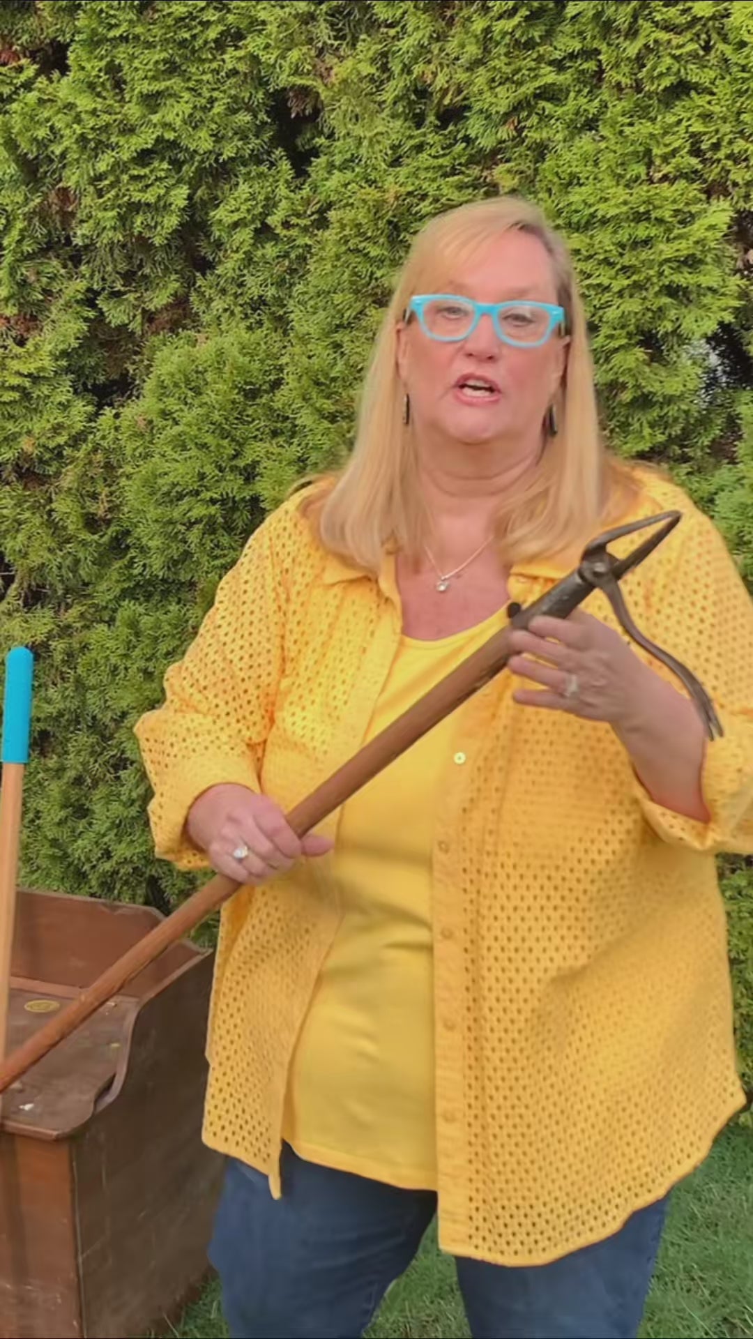 Stand-Up Weed Puller — Ergonomic Handle, Manual, Long Reach, Stainless Steel, Ga — demo video