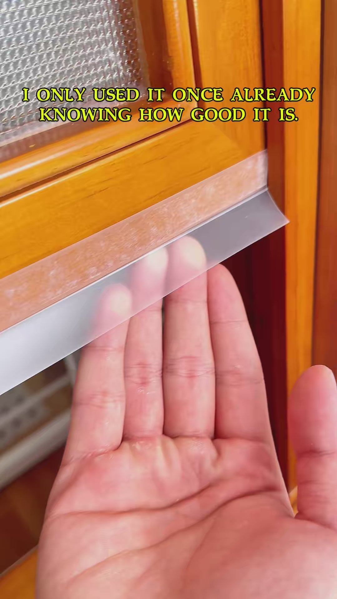 V-Shape Weather Stripping — Self-Adhesive, Flexible, Durable, Draft Blocker, Sou — demo video