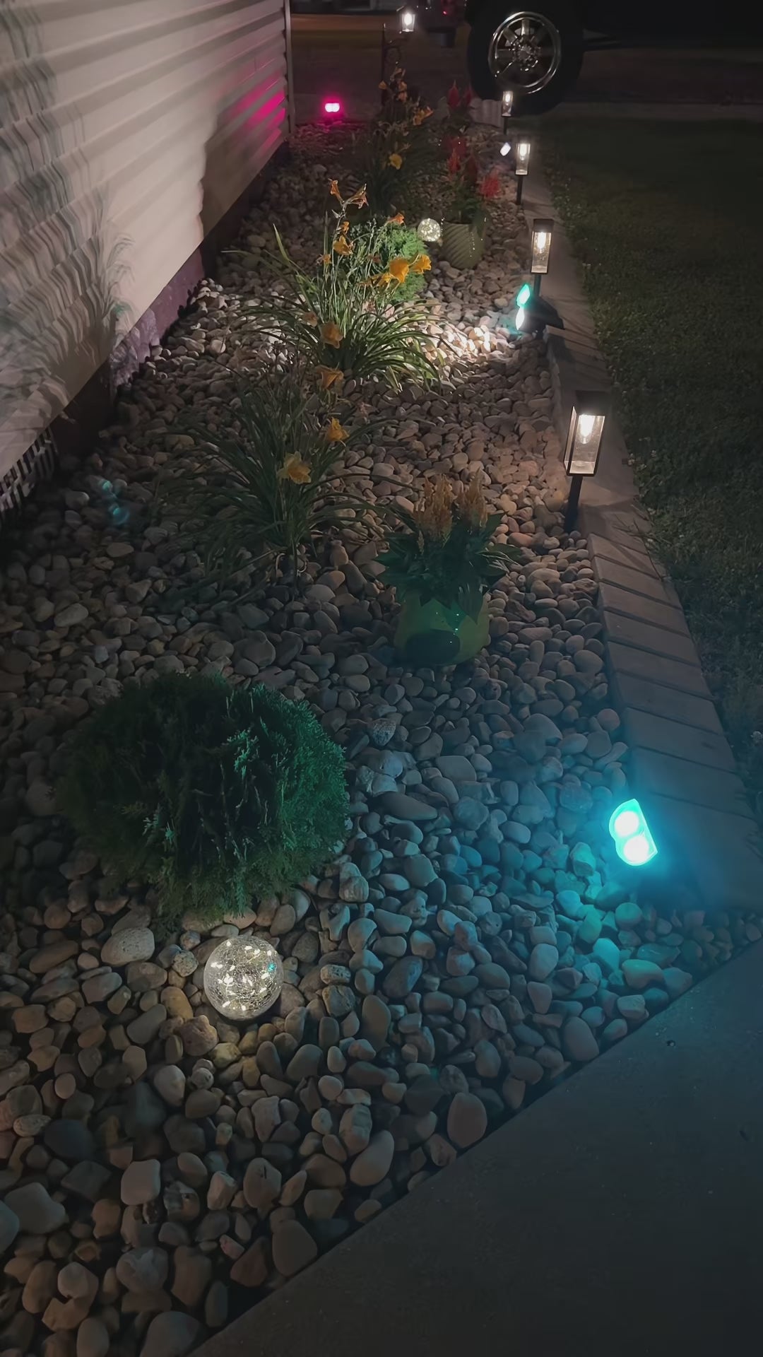Solar String Lights — Outdoor Patio, Waterproof, Warm White, Dimmable, Shatterpr — demo video