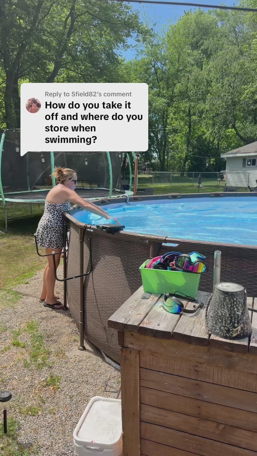 Solar Pool Cover — Round, Insulated, Durable, UV-Resistant, Bubble-Design, Heat- — demo video
