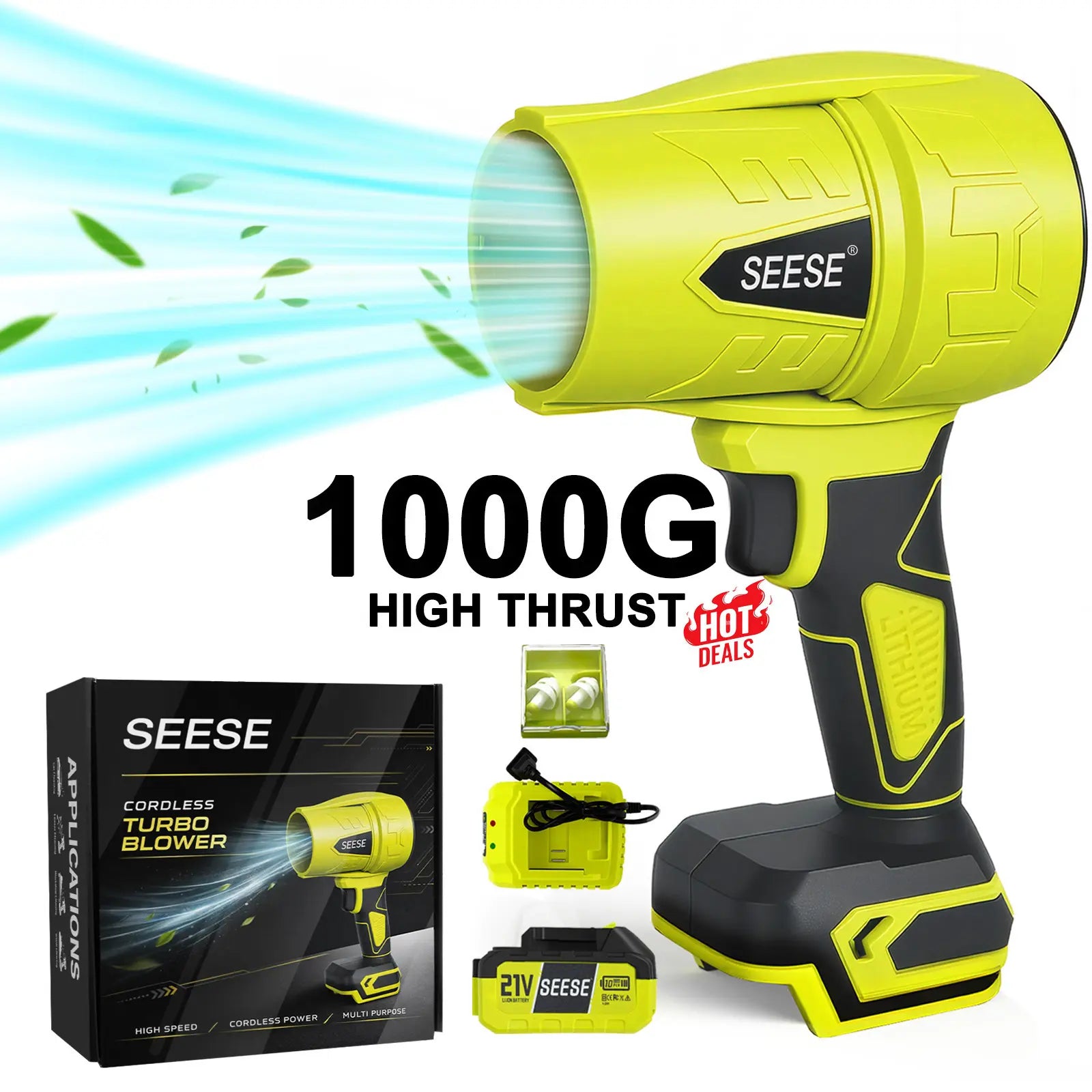 Handheld Electric Air Duster Brushless Motor 130000 RPM Violent Blower Mini Turbo Jet Fan Wind Speed 52m/s Car Keyboard Cleaning